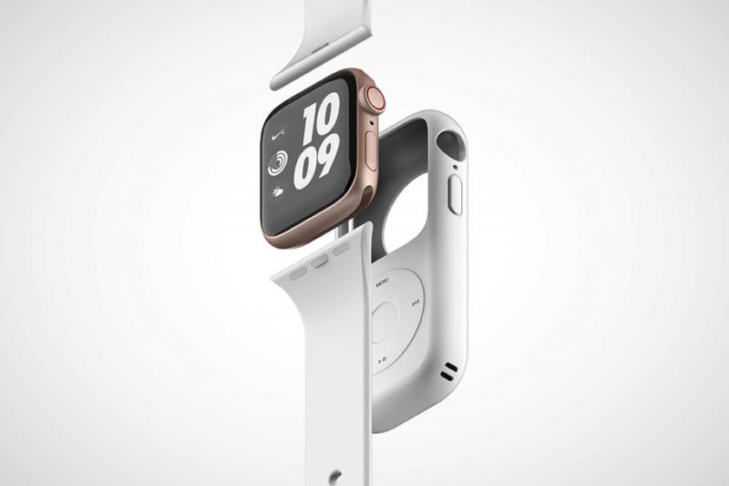 Chiếc "case" độc đáo có thể biến Apple Watch Series 4 thành một chiếc iPod