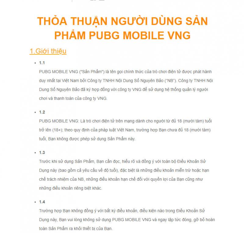 PUBG Mobile Việt Nam ra mắt trang Website chính thức kèm theo yêu cầu khai báo Tên Thật và CMND