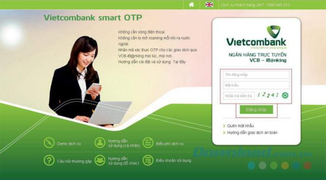 Cách đăng ký và sử dụng dịch vụ Internet Banking Vietcombank