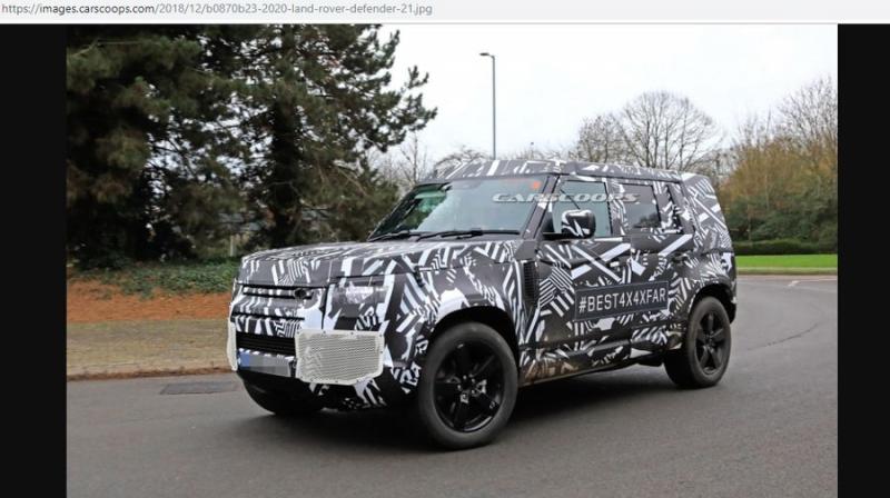 Bắt gặp nguyên mẫu thử nghiệm của Defender 2020 trong lớp ngụy trang kín mít