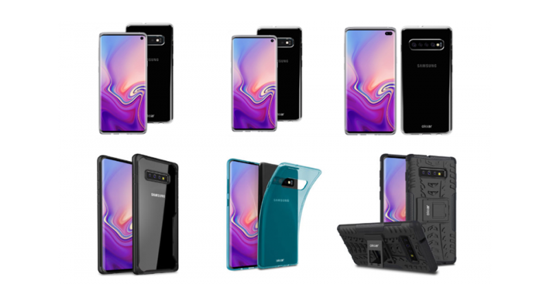Bộ ba Galaxy S10, S10+ và S10 Lite xuất hiện cùng ốp lưng bảo vệ