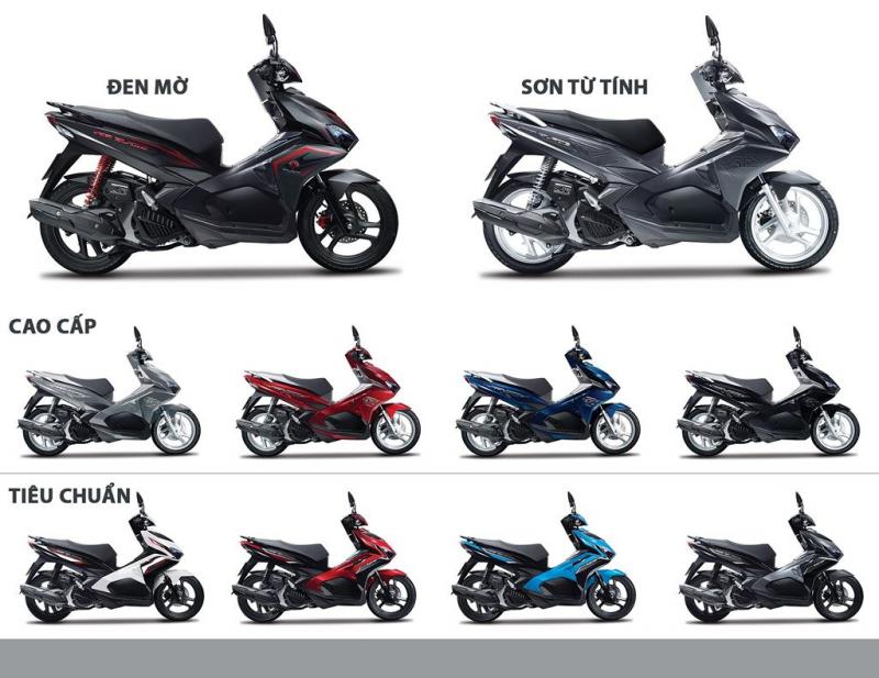 Honda Air Blade 125cc được làm "mới" lại bộ tem xe cùng phối màu mới