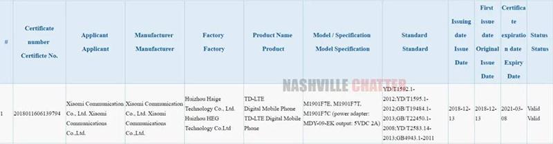 Xiaomi Redmi 7 bất ngờ đạt được chứng nhận quan trọng tại Trung Quốc, sắp ra mắt?