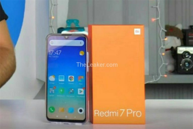 Lộ diện hình ảnh thiết kế mặt trước của Xiaomi Redmi 7 Pro