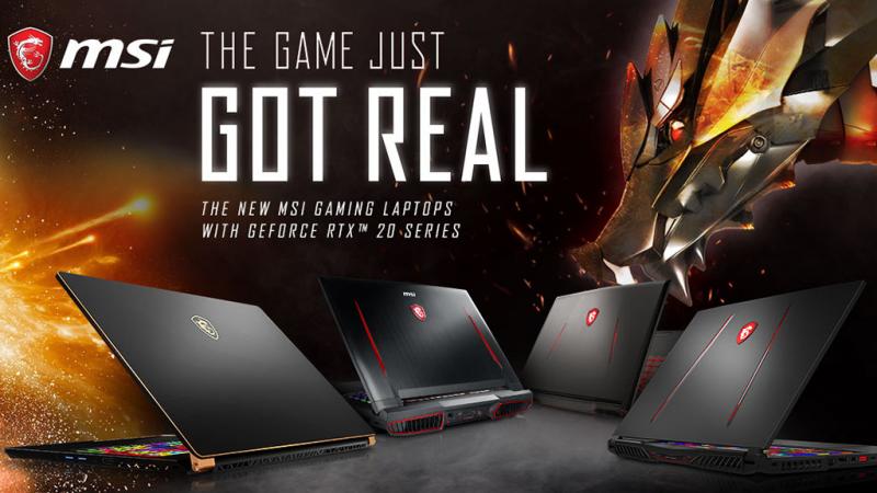 [CES 2019] Laptop chơi game mới của MSI sẽ được trang bị card đồ họa NVIDIA® GeForce RTX™