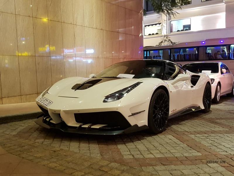 Ferrari 488 GTB độ bodykit Misha Designs độc nhất Việt Nam nổi bật trên phố
