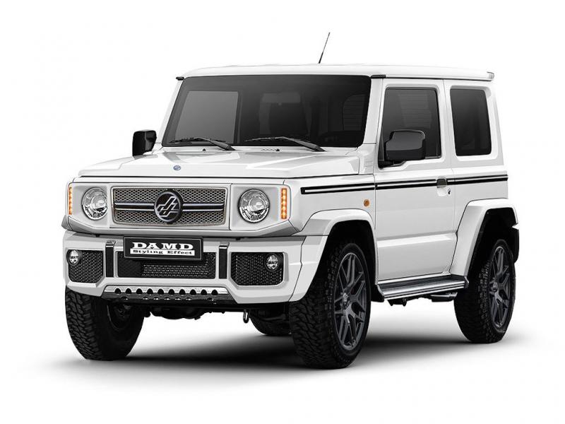 Suzuki Jimny độ trông như Land Rover Defender và Mercedes G-Class thu nhỏ