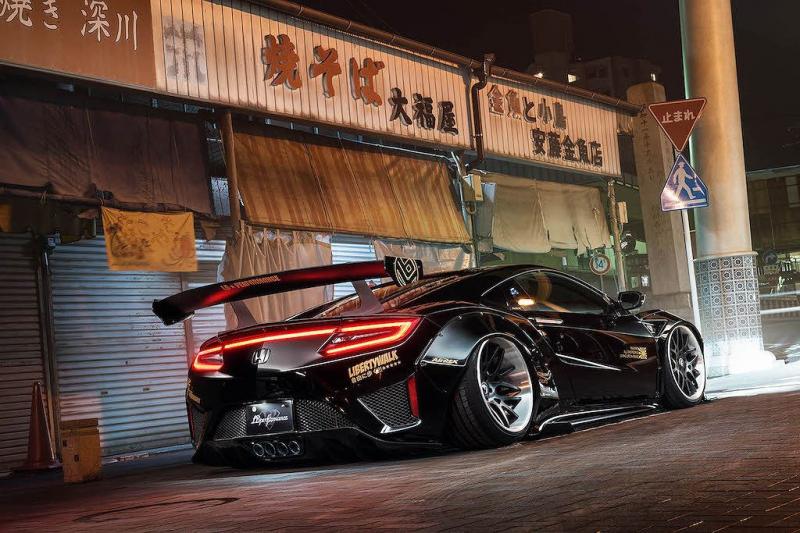 Honda NSX biến đổi hoàn toàn kiểu dáng với bộ widebody LB Works