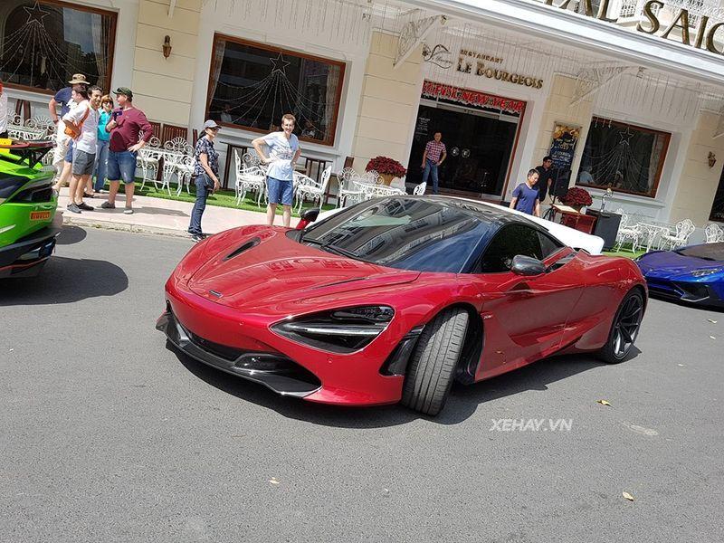 McLaren 720S màu đỏ Memphis Red gia nhập "Hội siêu xe Sài Gòn"
