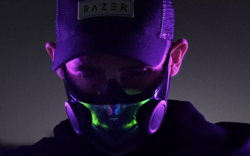 [CES 2021] Razer ra mắt ý tưởng khẩu trang N95 siêu hiện đại, có cả micro, đèn LED