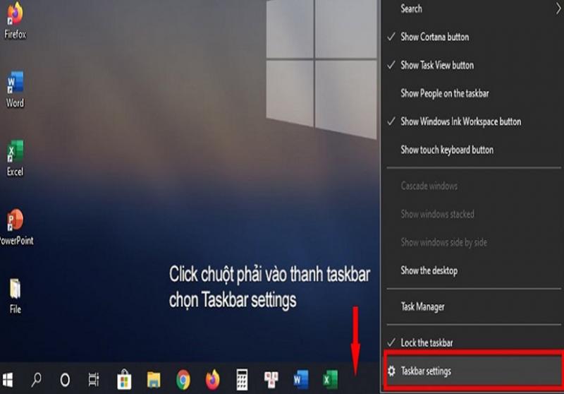Hưỡng dẫn cách ẩn, hiển thị thanh taskbar trên Windows » Cập nhật tin tức Công Nghệ mới nhất | Trangcongnghe.vn