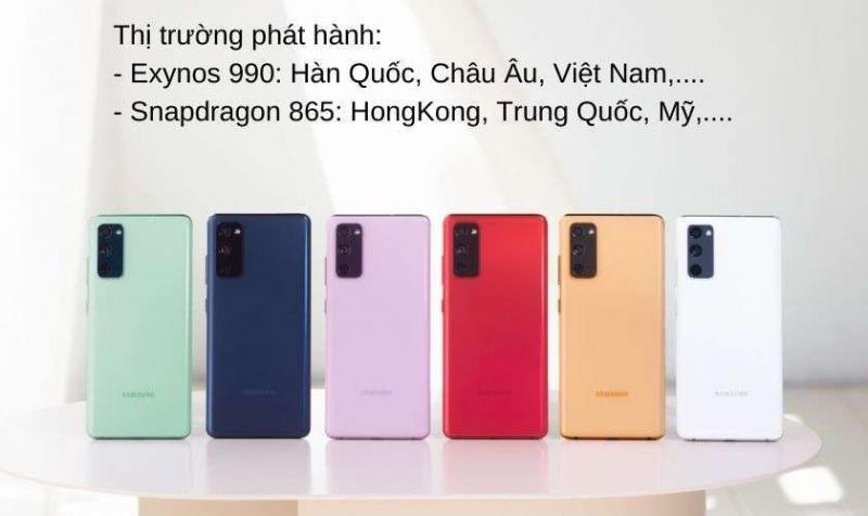 So Sánh Samsung S20 Fe Bản Snapdragon 865 Và Exynos 990 Trang Công Nghệ Trangcongnghevn 6715