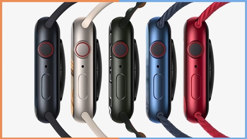 Điểm danh các màu sắc Apple Watch S7 Thế Giới Di Động kinh doanh
