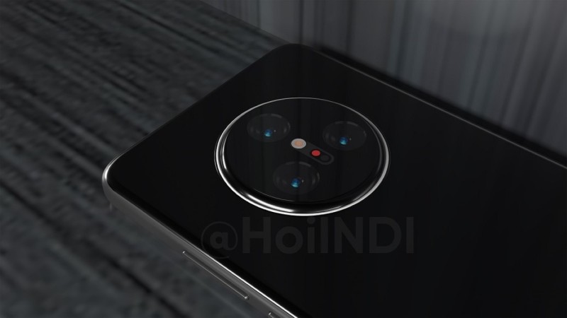 Render Redmi K50 thiết kế màn hình cong tràn cạnh, camera hình tròn