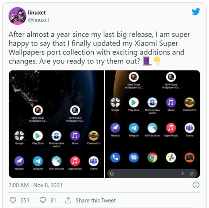 MIUI 12 Super Wallpapers nâng cấp. Chủ tịch Xiaomi công bố ngày ra mắt giao  diện MIUI 13 » Cập nhật tin tức Công Nghệ mới nhất 