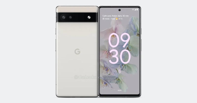 Google Pixel 6a lộ hình ảnh render đầu tiên, thiết kế giống Pixel 6