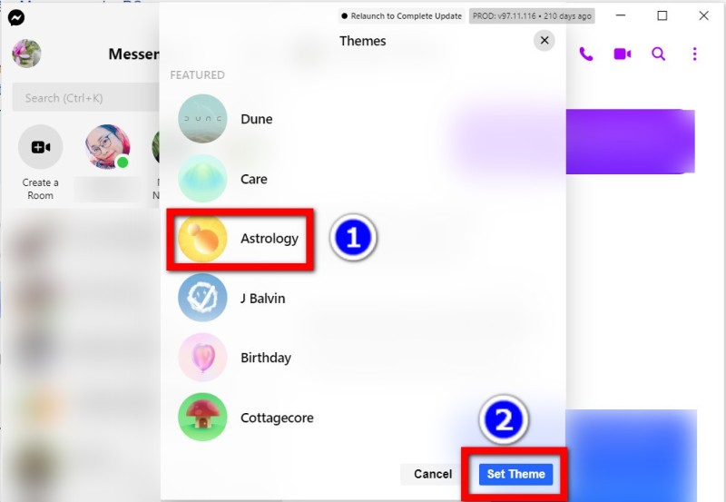 Cách thay đổi hình nền Messenger trên máy tính rất đơn giản và nhanh chóng đấy! Với chỉ vài thao tác đơn giản, bạn có thể tùy ý lựa chọn những hình nền thú vị và độc đáo để trang trí cho ứng dụng yêu thích của mình. Hãy cùng khám phá và tự tay thay đổi hình nền cho Messenger trên máy tính để có trải nghiệm chat mới lạ và đầy màu sắc nhé!