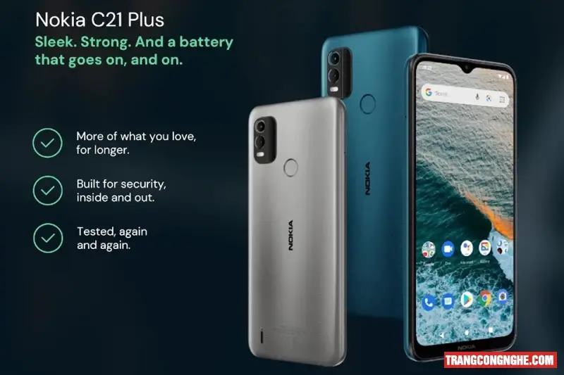 Nokia chính thức ra mắt dòng C21 Series sử dụng Android Go