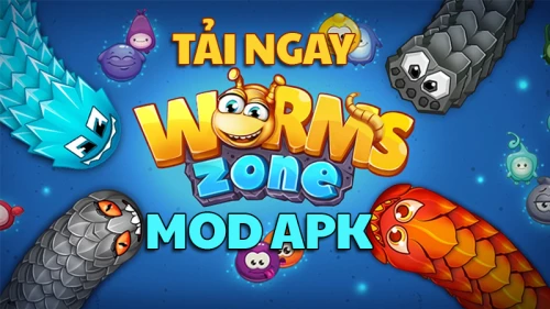 Hướng dẫn cách tải Worms Zone.io MOD APK nhanh nhất 2023