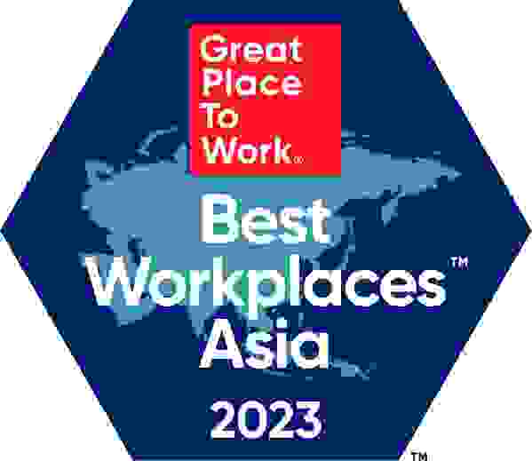 Great Place To Work công bố Bảng xếp hạng Nơi làm việc xuất sắc hàng đầu Châu Á 2023, đại diện cho trải nghiệm nơi làm việc của 5,9 triệu người lao động.