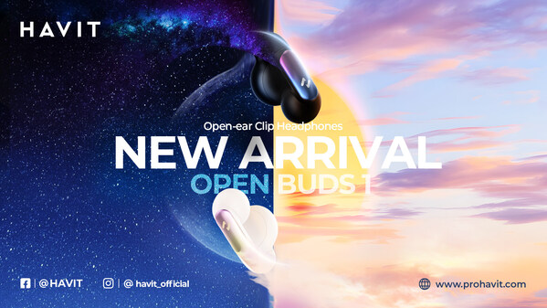 Định nghĩa của sự sang trọng và tiện nghi - HAVIT cho ra mắt tai nghe kẹp tai đeo ngoài OPENBUDS 1 mới