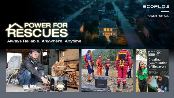 EcoFlow ra mắt "Power For Rescues", một chương trình hỗ trợ công tác cứu hộ và phòng ngừa thảm họa