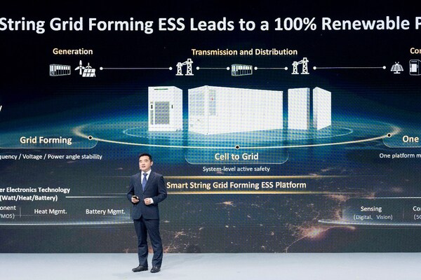 Giải pháp ESS tạo lưới cho mọi kịch bản của Huawei Digital Power thúc đẩy chuyển đổi năng lượng toàn cầu và xây dựng hệ thống điện mới