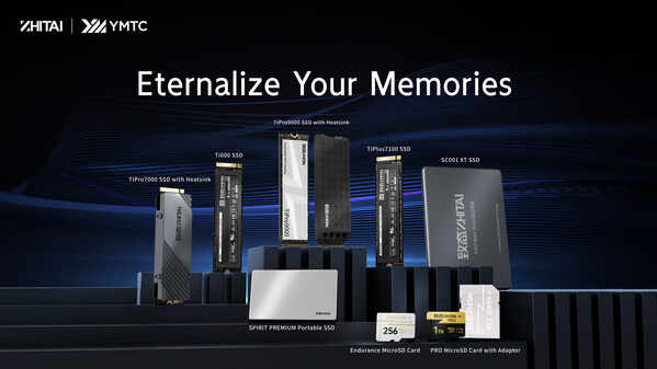 ZHITAI, thương hiệu bán lẻ thiết bị lưu trữ của YMTC, sắp ra mắt tại COMPUTEX Taipei 2025