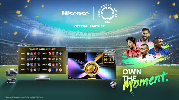 Hisense giới thiệu các sản phẩm màn hình hiển thị chủ chốt tại giải bóng đá FIFA Club World Cup 2025™, mang niềm vui đến mọi nhà