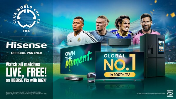 Xem trực tiếp FIFA Club World Cup 2025™ miễn phí trên TV thông minh Hisense