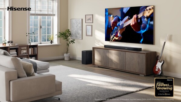 Hisense được vinh danh là thương hiệu soundbar phát triển nhanh nhất thế giới 5 năm gần nhất