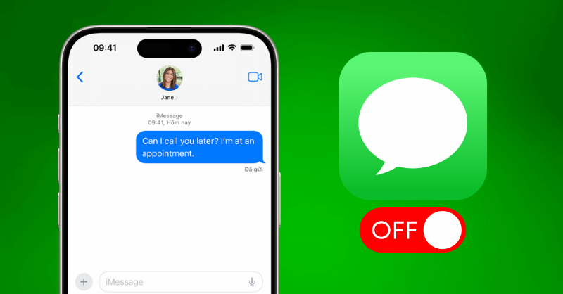 Cách tắt iMessage trên iPhone, iPad nhanh chóng và hiệu quả