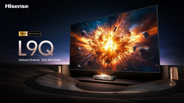 Hisense ra mắt TriChroma Laser TV L9Q, thiết lập tiêu chuẩn mới cho rạp chiếu phim tại nhà