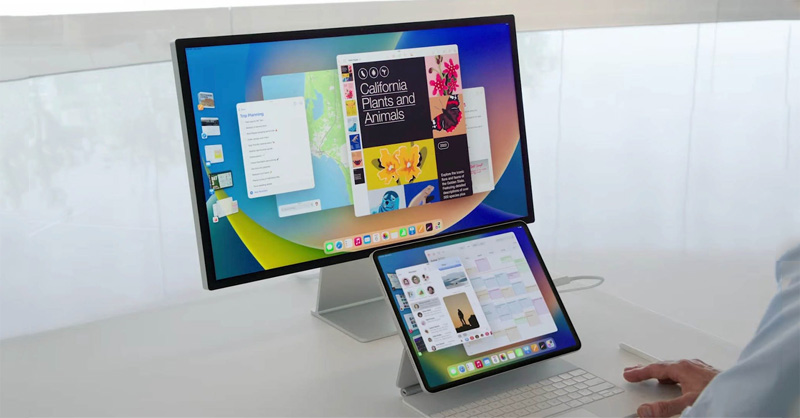 Hướng dẫn cách dùng iPad làm màn hình phụ cho Macbook