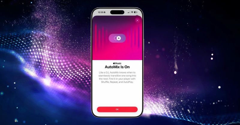 Cách bật Auto Mix trên iOS 26: Trải nghiệm âm nhạc như có DJ riêng