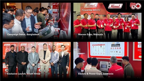 Himel nâng cao hiện diện toàn cầu với sáng kiến "I Love Control" và mở rộng tầm nhìn "Powering Infinity" trên toàn thế giới