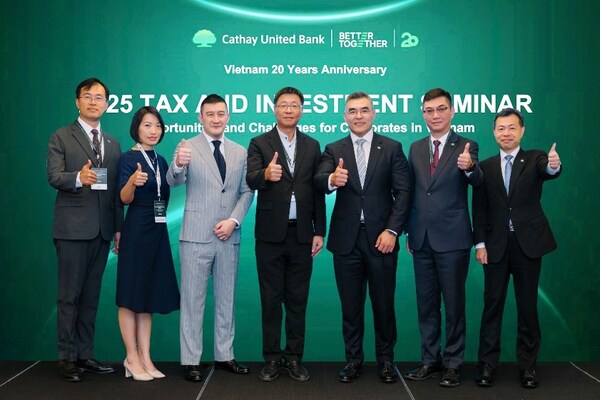 Ngân hàng Cathay United Bank tổ chức Hội thảo thuế và đầu tư Việt Nam về tác động thuế quan và thay đổi chuỗi cung ứng