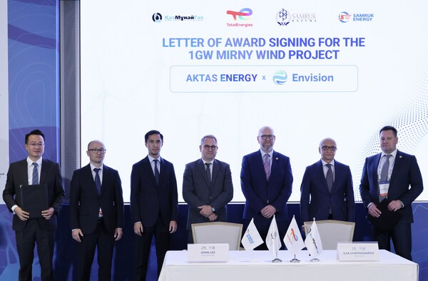Envision Energy thúc đẩy tương lai xanh tại Trung Á với dự án điện gió Mirny 1 GW mang tính bước ngoặt tại Kazakhstan
