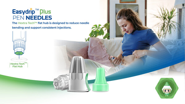 Sandstone ra mắt đầu kim bút tiêm Easydrip™ Plus tại Thổ Nhĩ Kỳ -- Thiết kế đầu nối lục giác độc quyền mang lại sự thoải mái và khả năng kiểm soát tối ưu