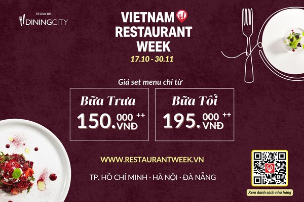 Từ "Huyền Thoại" Địa Phương đến những cái tên Đạt Giải "Award-Winning": Đặt chỗ tại các nhà hàng nổi bật trong Tuần Lễ Nhà Hàng Việt Nam Mùa Thu này