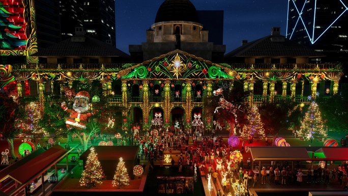 Heart of Hong Kong is Transformed into Winter Wonderland with Eight Iconic Buildings used as Canvas for New Immersive Lights Show