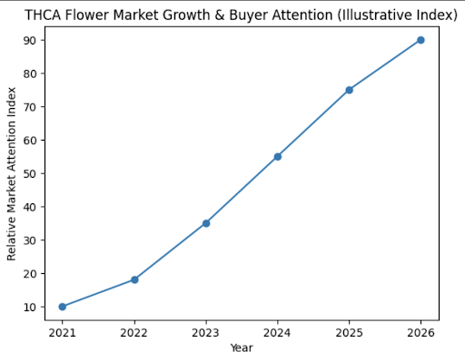 THCA Flower Stats 2026: Exhale Wellness Reports Sales Volume and Buyer Usage Trends Across 10 THCA Flower Strains