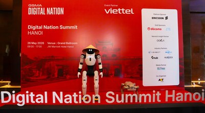 AGIBOT giới thiệu robot hình người tại Hội nghị Thượng đỉnh Quốc gia số GSMA Hà Nội 2026