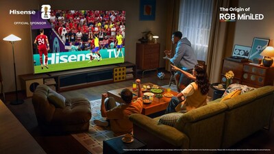 Hisense khởi động chiến dịch FIFA World Cup 2026™, đưa người hâm mộ đến gần hơn thông qua thông điệp "Đổi mới vì cuộc sống tốt đẹp hơn"