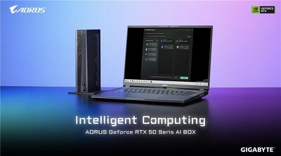 GIGABYTE AORUS GeForce RTX™ 50 Series AI BOX mang sức mạnh tính toán cao cấp và hệ sinh thái AI dễ tiếp cận lên laptop ultrabook
