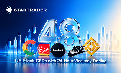 STARTRADER bổ sung 48 sản phẩm CFD cổ phiếu Mỹ với thời gian giao dịch 24 giờ vào các ngày trong tuần