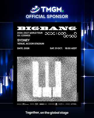 TMGM được chọn làm Nhà tài trợ chính thức về giao dịch tài chính trực tuyến cho BIGBANG 2026-2027 WORLD TOUR tại Sydney